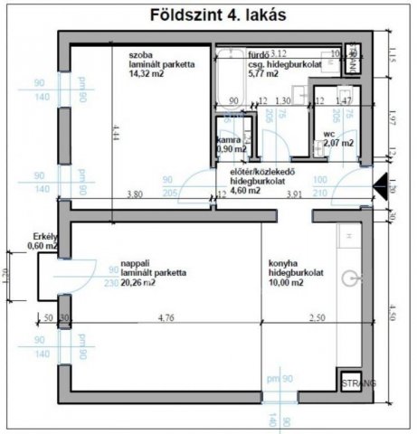 Eladó téglalakás, Bicskén 51.7 M Ft, 2 szobás