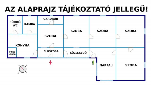 Eladó családi ház, Ceglédbercelen 29.9 M Ft, 6 szobás