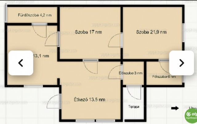 Eladó családi ház, Nyáregyházán 26.5 M Ft, 3 szobás