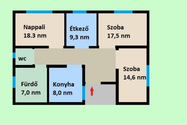 Eladó családi ház, Herencsényben 25.9 M Ft, 4 szobás