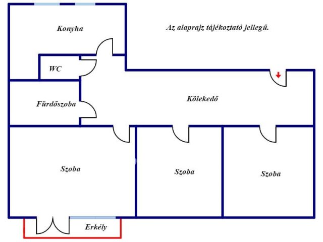 Eladó téglalakás, Szolnokon 52 M Ft, 3 szobás