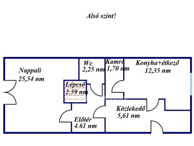 Eladó téglalakás, Jászberényben 54.75 M Ft, 2+1 szobás