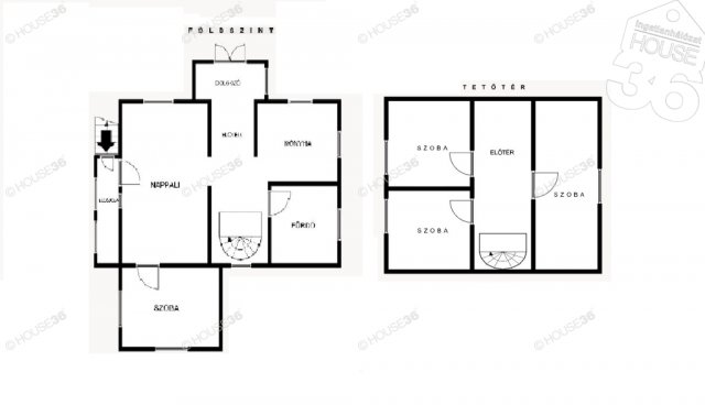 Eladó családi ház, Ballószögön 63.5 M Ft, 5 szobás