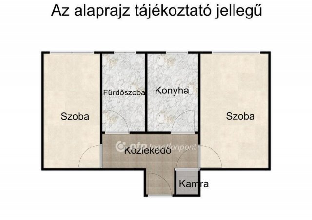 Eladó téglalakás, Hajdúszoboszlón 33.9 M Ft, 2 szobás