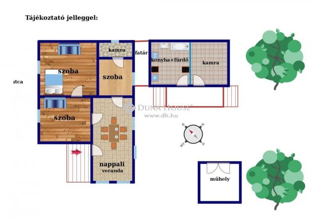 Eladó családi ház, Újszászon 13.5 M Ft, 4 szobás