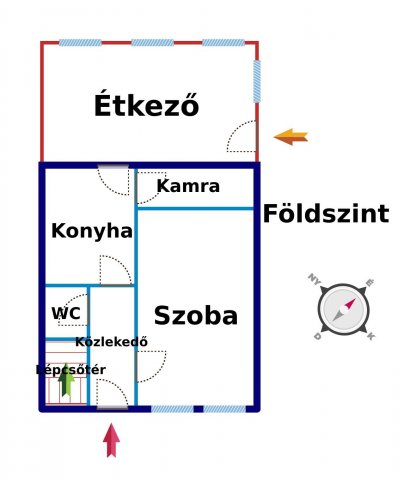 Eladó téglalakás, Kiskunfélegyházán 34 M Ft, 3 szobás