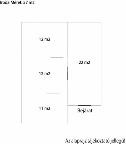 Kiadó iroda, Vácon 63 E Ft / hó, 4 szobás / költözzbe.hu