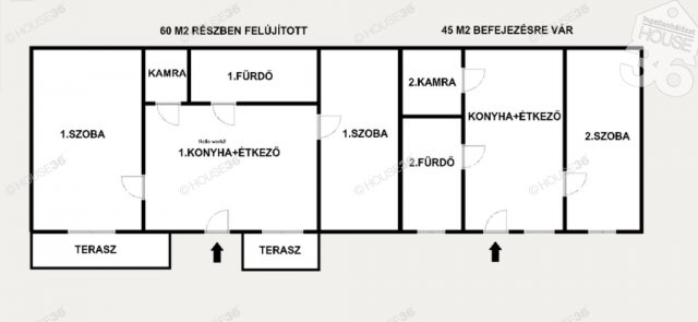 Eladó családi ház, Kecskeméten 59.9 M Ft, 3 szobás