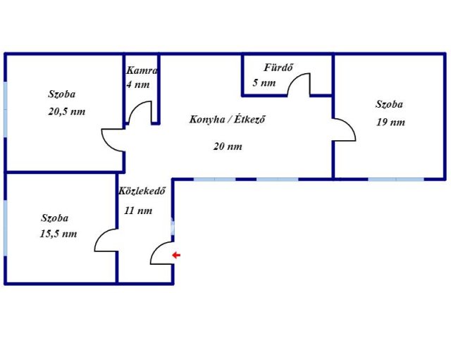 Eladó családi ház, Sarkadon 18.7 M Ft, 3 szobás