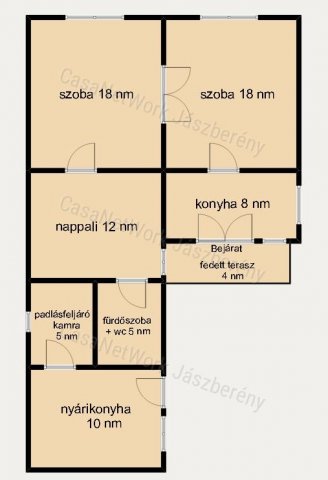 Eladó családi ház, Zagyvarékason 8.5 M Ft, 3 szobás