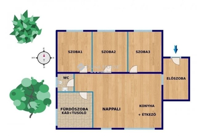 Eladó családi ház, Érden 94.9 M Ft, 4 szobás