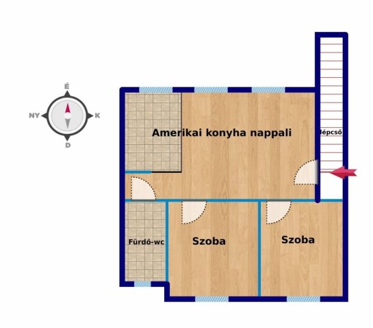 Eladó téglalakás, Pécsett 54.9 M Ft, 3 szobás