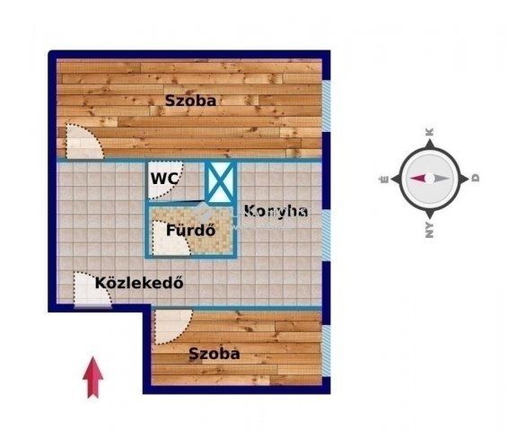 Eladó panellakás, Pécsett 35 M Ft, 2 szobás