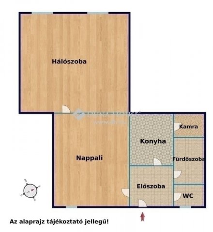 Eladó téglalakás, Budapesten, V. kerületben 76 M Ft, 2 szobás