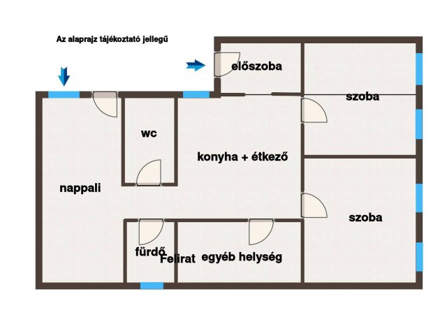 Eladó családi ház, Kónyon 67.48 M Ft, 3 szobás