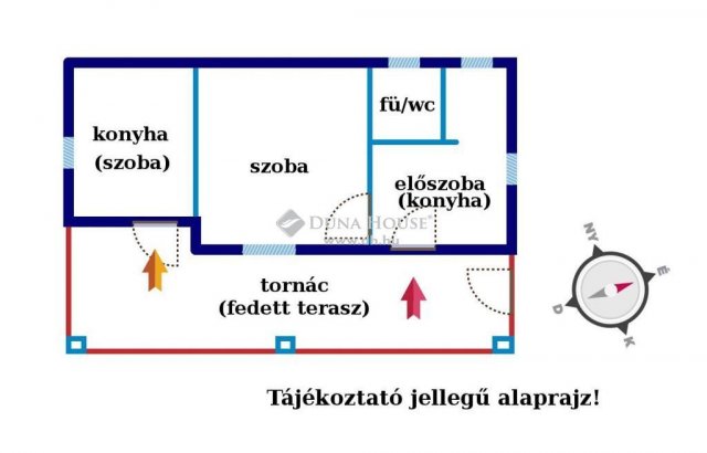 Eladó mezogazdasagi ingatlan, Pázmándon 19.9 M Ft, 1 szobás