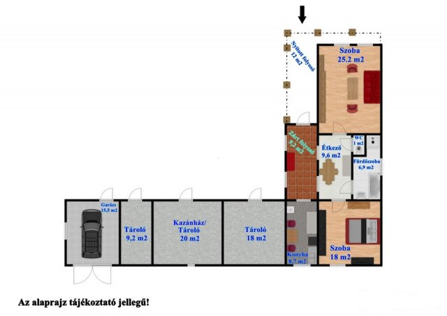 Eladó mezogazdasagi ingatlan, Békéscsabán 14.9 M Ft, 2 szobás