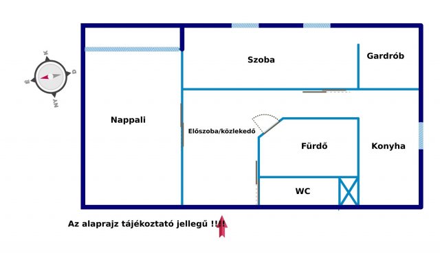 Eladó panellakás, Budapesten, III. kerületben 63.9 M Ft, 2 szobás