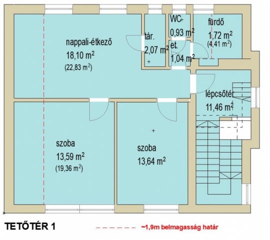 Eladó családi ház, Budapesten, XVIII. kerületben 94.9 M Ft