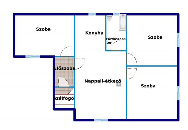 Eladó családi ház, Bagon 26.8 M Ft, 4 szobás