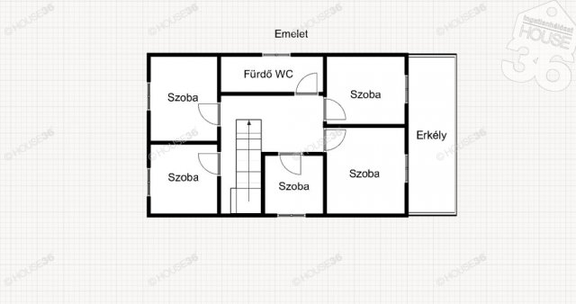 Eladó családi ház, Kecskeméten 95 M Ft, 13 szobás