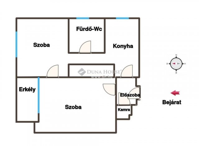 Eladó téglalakás, Veszprémben 45 M Ft, 2 szobás