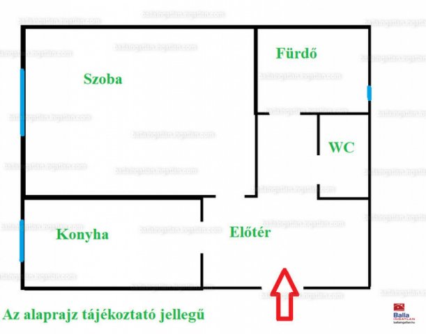 Eladó téglalakás, Budapesten, X. kerületben 28.9 M Ft, 1 szobás