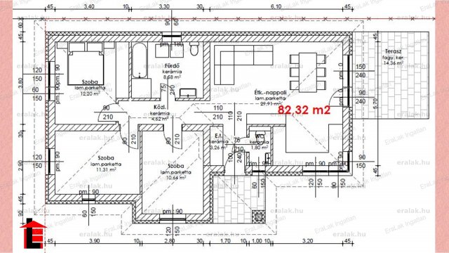 Eladó családi ház, Kunszigeten 61 M Ft, 3 szobás