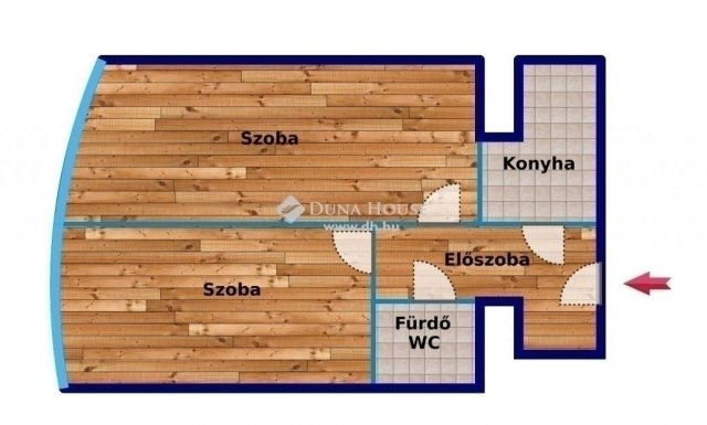 Eladó téglalakás, Budapesten, II. kerületben 81.8 M Ft, 2 szobás