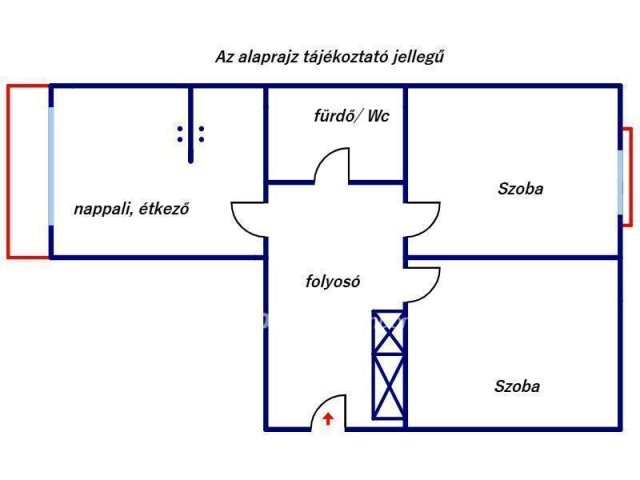 Eladó téglalakás, Szegeden 85.9 M Ft, 2 szobás