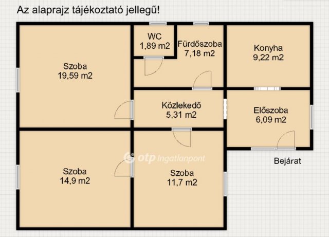 Eladó családi ház, Péren 23.499 M Ft, 3 szobás