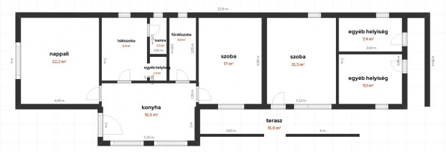Eladó családi ház, Rezin 34.99 M Ft, 3 szobás