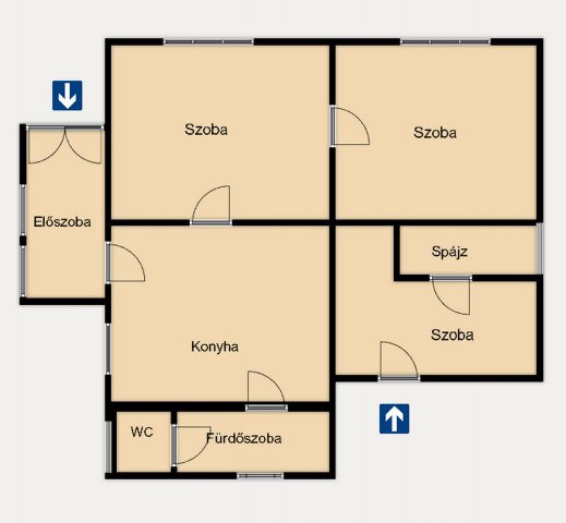 Eladó családi ház, Borotán 5.6 M Ft, 3 szobás