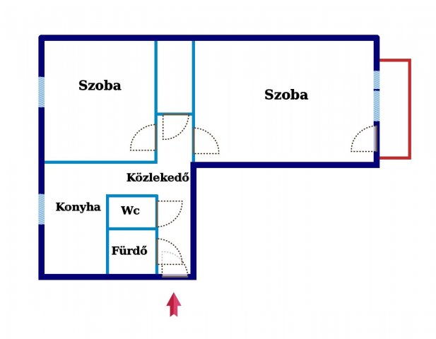 Eladó panellakás, Miskolcon 19.85 M Ft, 2 szobás