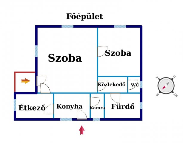 Eladó családi ház, Bugacon 44.99 M Ft, 2 szobás