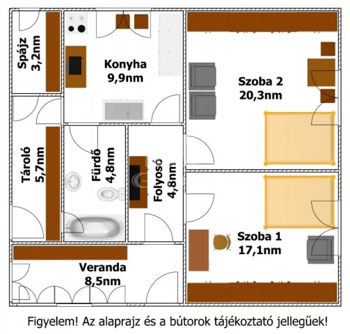 Eladó családi ház, Hajdúnánáson, Baross utcában 23.84 M Ft