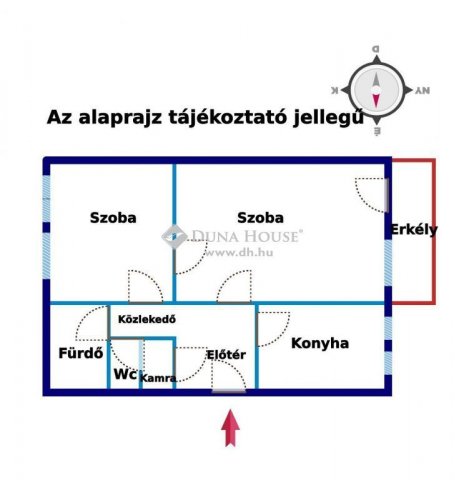 Eladó téglalakás, Veszprémben 41.9 M Ft, 2 szobás