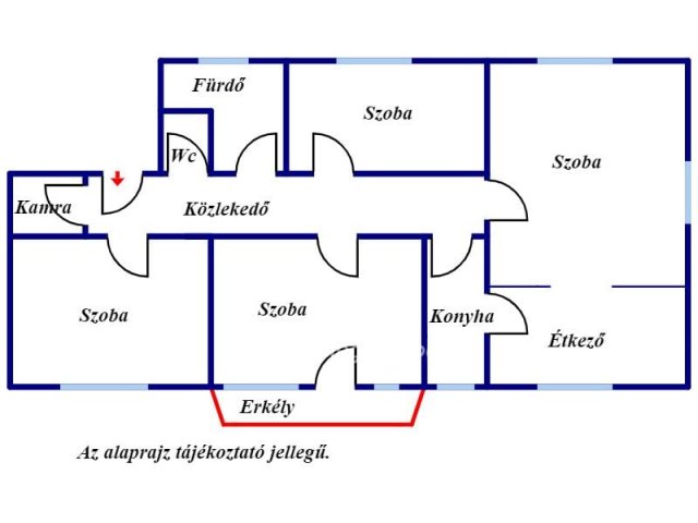 Eladó téglalakás, Békéscsabán 45 M Ft, 3+1 szobás