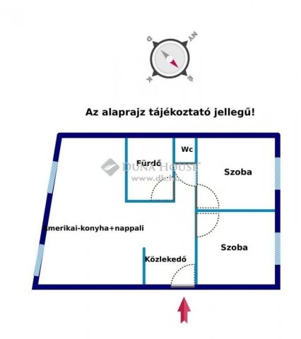 Eladó téglalakás, Nagykanizsán 35.9 M Ft, 1+2 szobás