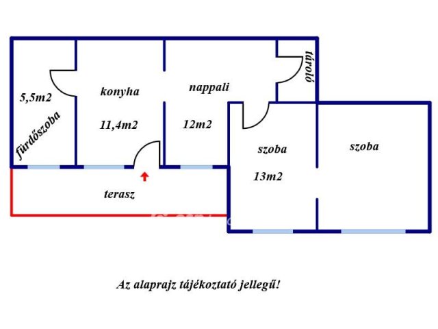 Eladó családi ház, Gyöngyösön 40.5 M Ft, 3 szobás