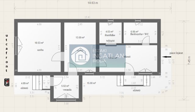 Eladó családi ház, Múcsonyban 12.5 M Ft, 2 szobás