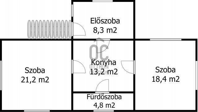 Eladó családi ház, Szinen 11.8 M Ft, 2 szobás