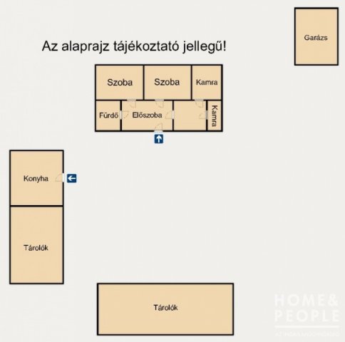 Eladó családi ház, Balástyán 17 M Ft, 2 szobás