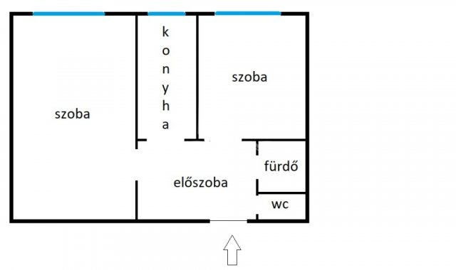 Eladó panellakás, Budapesten, III. kerületben 45.9 M Ft, 2 szobás
