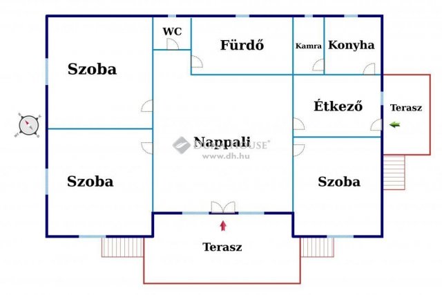 Eladó családi ház, Monoron, Nemzetőr utcában 91 M Ft, 4 szobás