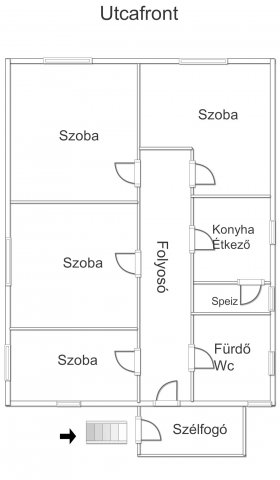 Eladó családi ház, Nyíregyházán 49.9 M Ft, 3+1 szobás