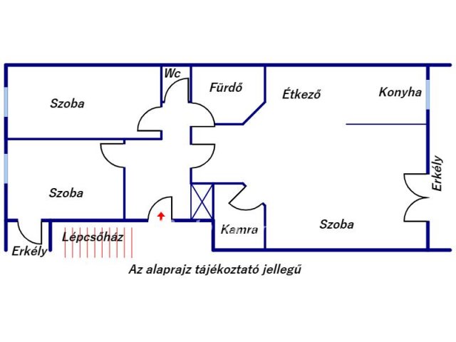 Eladó téglalakás, Szegeden 62.8 M Ft, 3 szobás