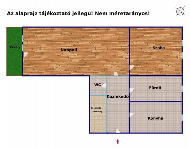 Eladó téglalakás, Kőszegen 29 M Ft, 2 szobás