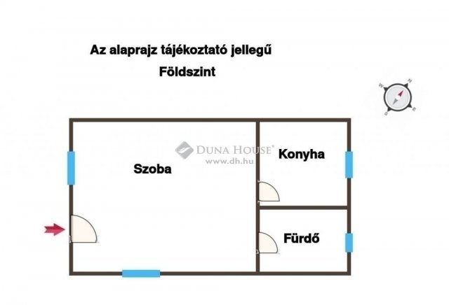 Eladó családi ház, Dunaharasztin 97.9 M Ft, 2 szobás