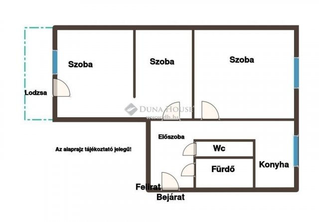 Eladó panellakás, Szentendrén 56.9 M Ft, 3 szobás